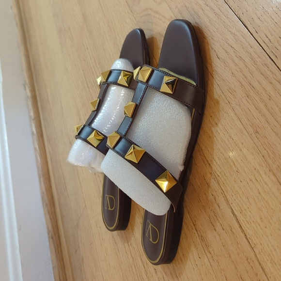 Brown stud sandals size US8 EU 40 - Picture 2 of 9